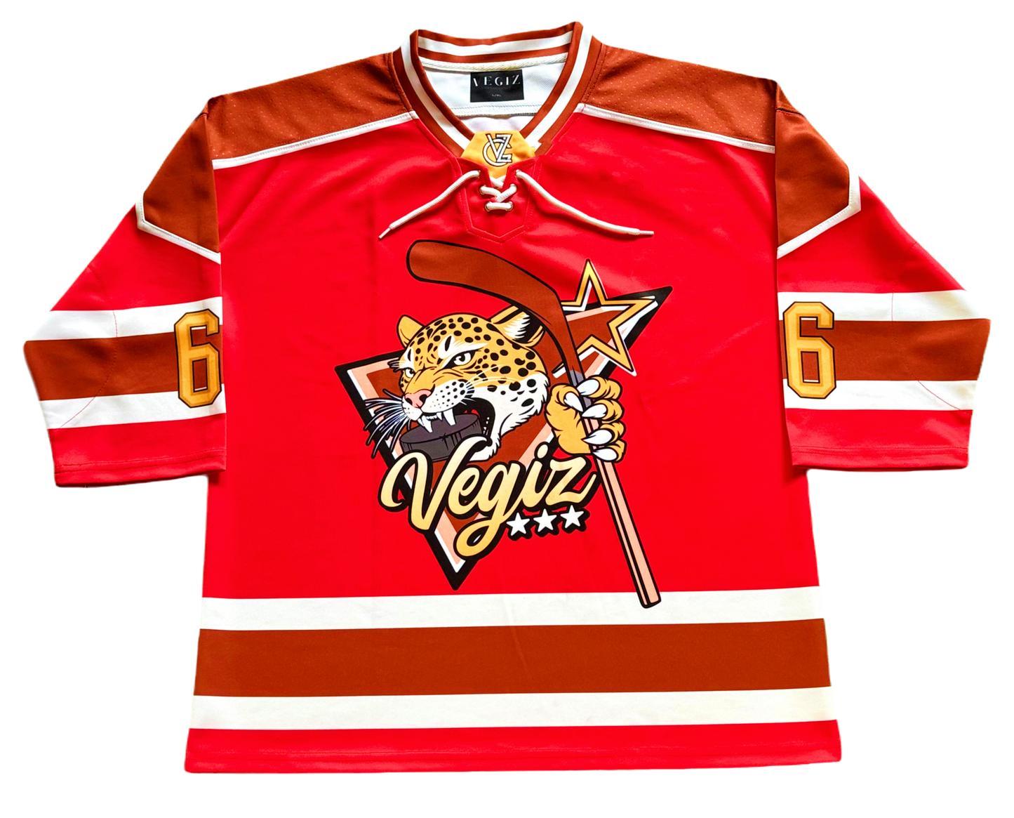 RED HOCKEY JERSEY